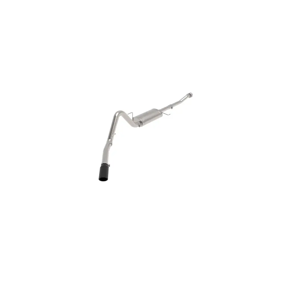 Apollo GT Series 3" to 3-1/2" Cat-Back Exhaust System w/ Black Tip - AFE49-43125-B